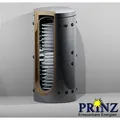 Hygienespeicher 500 Liter schmal mit 2 Wärmetauschern und Isolierung Typ PHSS 500