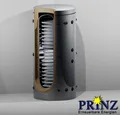 Hygienespeicher 500 Liter schmal mit 2 WT für Solar und Isolierung
