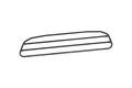 Premium-Guard Stahl-Trenngitter - Typ 20 - 1070x226 mm