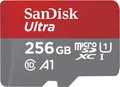 SanDisk Ultra 256 GB microSDXC UHS-I-Karte für Chromebook mit SD-Adapter (Für
