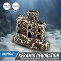 ZooPaul Keramik Dekoration Aquarium Terrarium Schloss Burgruine Castle Höhle