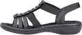 Rieker Damen Sandale Sandalette T-Riemen Flechtoptik 60809, Größe:42 EU, Farbe:Schwarz
