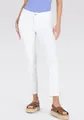 7/8-Jeans "Dream Summer", verkürzt mit Schlitz am Saum, Gr. 34 - Länge 26, white denim Länge 26