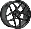 Sparco FF3 matt black 8x18 ET45 - LK5/114.3 ML73.1 Alufelge schwarz