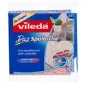 Vileda Spültuch mit 30% Microfaser für länger anhaltende hygienische Frische - 2er Pack