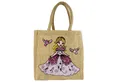 Domelo Handtasche Kinder Handtasche Mädchen Jute Tasche kleine Schultertasche, Deutsch Designer
