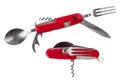 Mikado Multitool CAMPING CUTTLERY Gabel, Löffel, Öffner, Messer, Kork  - Camping