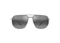 MAUI JIM Brille Größe 55 mm Silber/Eye SIZE: 55 Temple LENGTH: 145 Vertical SIZE: 46