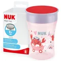 NUK Magic Cup Trinklernbecher | 8+ Monate | 230 ml | auslaufsicherer 360°-Rand