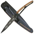 DEEJO Taschenmesser Art Deco "Black Tattoo" 37 g Wacholder Etui & Deejo Box