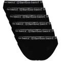 Bamboo basics Slip Damen Slip 6er Pack Viskose YARA (Packung, 6er Pack) schwarz M