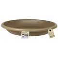 Heimwerkercenter Blumentopf MePla Untersetzer Cylindro ø68 cm, Taupe, aus wetterfesten Kunstoff grau 68 cm x 9.5 cm x 68 cm