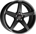 ALUFELGE MOMO Five 8x18 5x112 ET 42 MATT BLACK POLISHED