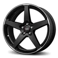Alufelge Für Mercedes Klasse C 8,0J18" 5X112 42 72,30 Momo Fünf Schwarz Matt