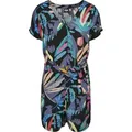 URBAN CLASSICS Jumpsuit Urban Classics Damen Ladies Short Viscose Belt Jumpsuit (1-tlg) schwarz 5XL (54/56)