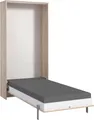 Wimex Schrankbett Juist Schrankklappbett Gästebett vertikal klappbar, 3 Liegeflächen, mit Lattenrost, Made in Germany