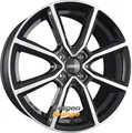 4 Alufelgen DEZENT TN DARK - Black Polished 6x15 ET23 4x108 15 Zoll