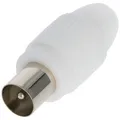 Goobay Koax-Stecker mit Schraubbefestigung - schraubbarer Koax-Stecker aus Kunst