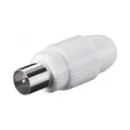 Stecker Koax TV SAT Koaxial Antennenstecker Schraubbefestigung Kupplung