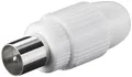 Koaxial Stecker 9,5 mm, Schraubbefestigung; CS 1001