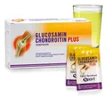 Sanct Bernhard Glucosamin-Chondroitin-Plus-Trinkpulver | 30 Portionsbeutel | Mit Glucosamin, Chondroitin, Collagen-Hydrolysat (Fortigel®), Vitamin C & B, Mangan | Deutsche Produktion & laborgeprüft