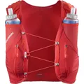 Salomon Unisex Advance Skin 12 | 12 Liter Hydration Trail Running Weste, Flame Scarlet/Haute Red, Größe L