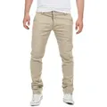 Yazubi Chinohose Herren Chino Dustin in vorgewaschener Optik beige 29