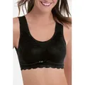 Anita since 1886 Bügelloser BH Essential Lace (1-tlg) Bralette - Blickdicht - Nahtlose Verarbeitung, Bequeme, breite Träger schwarz XS