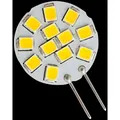 LED Stiftsockellampe, G4, 12V, 1,2W, 12 LED's, 20mm, 160lm, warmweiß, 110mA