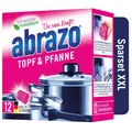 abrazo Reinigungskissen 12er Set - für Töpfe Pfannen Grill & Backofen vegan
