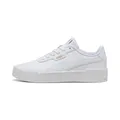 PUMA Carina 3.0 JR Sneaker, Weißgold, 5 UK