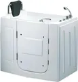 Kompaktbadewanne Massagewanne Whirlpool Badewanne mit Tür 110x63 cm
