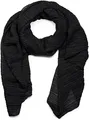 styleBREAKER Damen Schal fein gekreppt | Leichter Plissee-Schal für stilvolle Looks | Elegantes Halstuch mit fließenden Falten | Modisch Vielseitig & Angenehm weich | 96 x 192 cm, Farbe:Schwarz