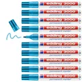 3000 Permanentmarker  hellblau  10 Stifte  RundSpitze 1,53 mm  schnell trockn...