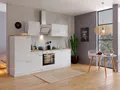 Küche Küchenzeile Küchenblock Einbauküche Weiß  Malia 270 cm Respekta