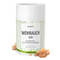 Sanuvit® - Weihrauch Kapseln 500 mg | 180 Kapseln | Hochdosiert | Indischer Boswellia serrata | Hohe Bioverfügbarkeit | Mit Premium Rohstoff Boswellin® | Vegan | Hergestellt in Österreich