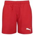 PUMA Badeshorts PUMA SWIM BOYS MID SHORTS schnelltrocknend, Kordelzug rot 140