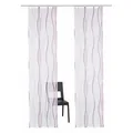 OTTO home Schiebegardine Dimona (2 St), Klettschiene, transparent, Polyester, 2-er Set, Fertiggardine, mit Befestigungszubehör, Wellen weiß 57 cm x 265 cm