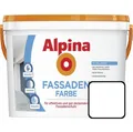 Alpina Fassadenfarbe 2,5 l Weiß Matt Außenfarbe Wandfarbe Wasserabweisend