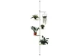 en.casa Blumenständer, Aero Teleskop Blumenregal 110-305cm, 8kg je Fach