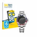 6x BROTECT Panzerfolie Schutzglas für Rolex GMT-Master II Display 9H Zubehör