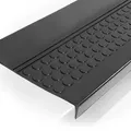 Stufenmatten Gummi Treppenschutz Schwarz Gelb 90x30x4cm