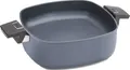 Woll "Diamond Lite" Bräter viereckig 28 x 28 cm, 10,5 cm hoch, 6 Liter, mit 2 festen Seitengriffen - Induktionsgeeignet