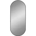 vidaXL Wandspiegel Schwarz 70x30 cm Oval 348205
