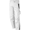 Qualitex Workwear Arbeitshose Bundhose "PRO" weiß/grau, Gr. 46 grau 46