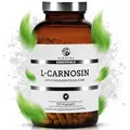 QIDOSHA® L-Carnosin Kapseln hochdosiert, 120 Stk im Apothekerglas, 1000mg/Tagesportion, vegan, deutsche Fertigung, jede Charge laborgeprüft