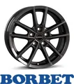 4x Borbet W 6,5X16 5/114,30 ET50 Mistral Anthracite Glossy