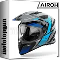 AIROH DUAL-HELM FÜR MOTORRAD BANDIT BAS18 SPICY GLANZBLAU S