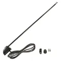 tomzz Audio 1000-050 Holmantenne UKW AM FM 3 Teleskope ca. 1,20m schwarz DIN Anschluss für PKW LKW Busse Wohnmobile Geländewagen
