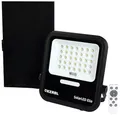 Kerbl SolarLED Elio, LED-Außenstrahler – inkl. externem Solarmodul (Abmessung 27 x 4,9 x 30,6 cm, Gewicht 0,22 kg, Schwarz, Kunststoff) 345696